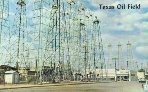 USA Texas Oil Field Vintage Postcard 08.13