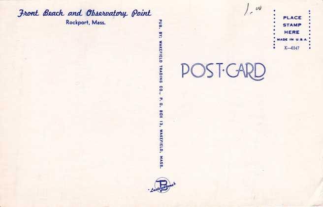 Front Beach and Observatory Point Rockport MA, Massachusetts