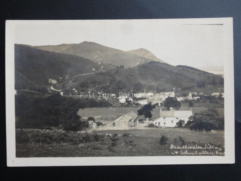 Cumbria: Braithwaite & Whinlatter Pass c1924 RP Old Postcard
