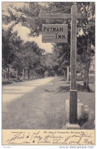 Sign of Putnam Inn, De Land, Florida, PU-1907