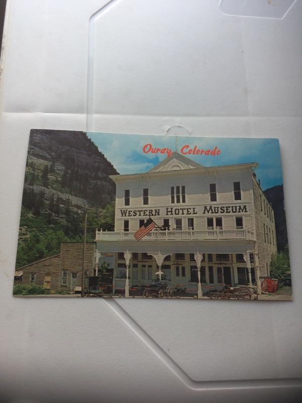 Vintage Postcard:Western Hotel Museum, Ouray CO