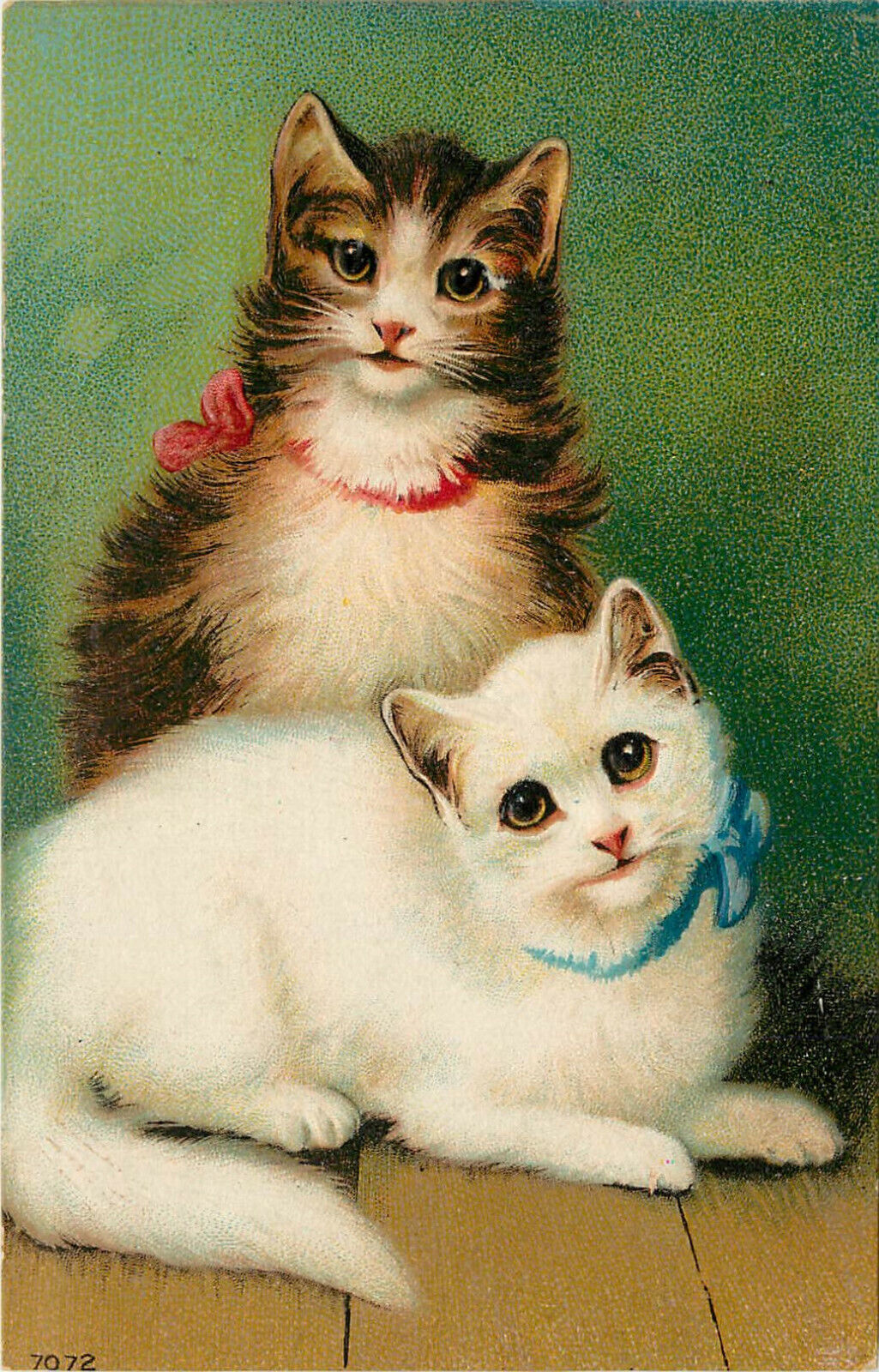 c1910 Embossed Chromolithograph Postcard 7072 Long Hair c1910 Embossed Chromolithograph Postcard 7072 Long Hair