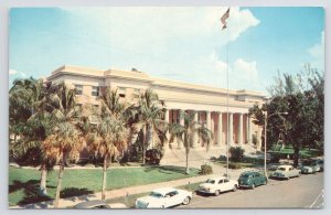 Bradenton Florida~Air View Manatee County Courthouse~Vintage Postcard