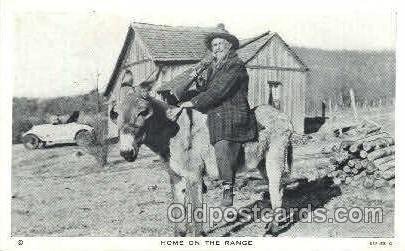Home on the Range Western Cowboy, Cowgirl Unused 