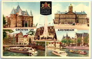 Postcard - Greetings From Amsterdam, Netherlands