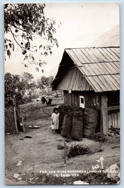 Orizaba Veracruz Mexico Postcard Around The Surrounding Areas c1940's RPPC Photo