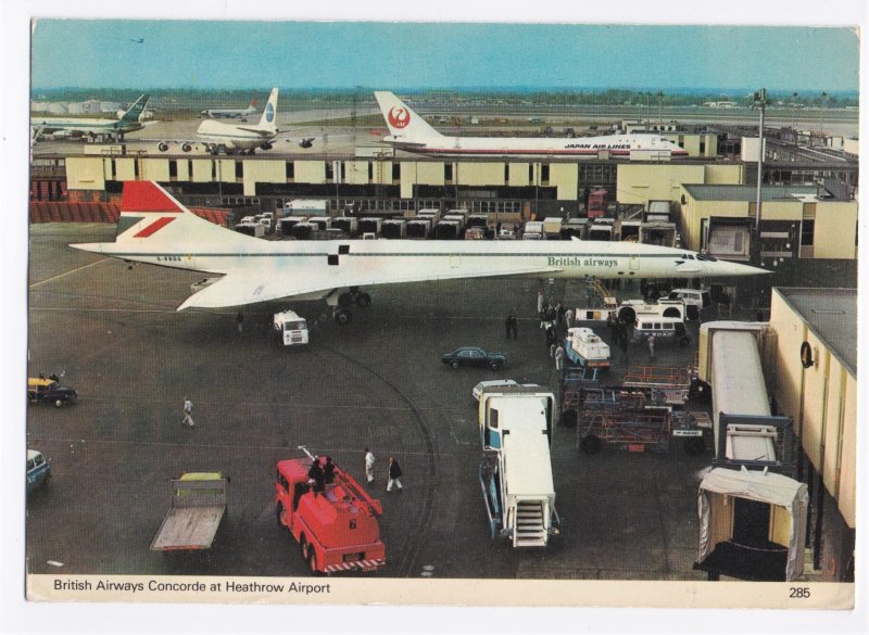 1979 British Airways Concorde Heathrow Airport - Posted Charles Skilton Series