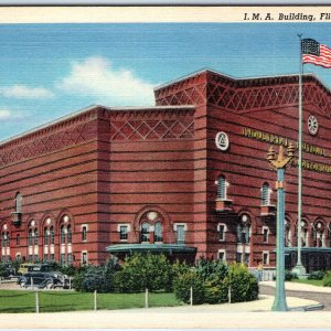 c1940s Flint, MI IMA Building Industrial Mutual Association Auditorium PC A329