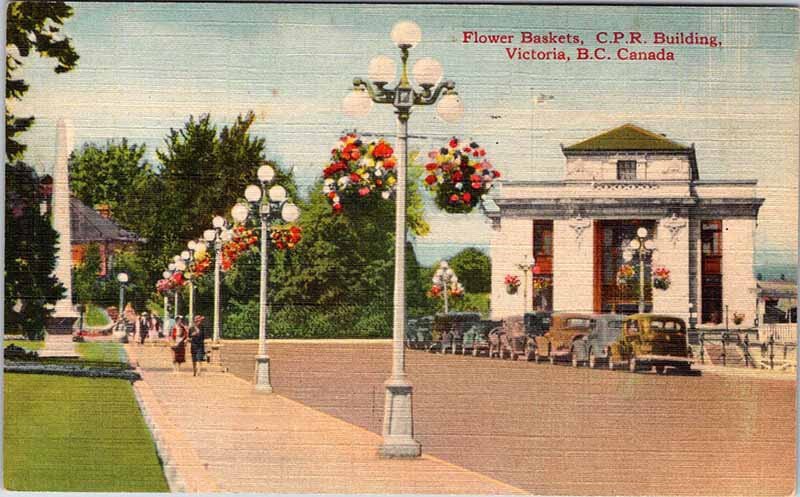 Postcard BUILDING SCENE Victoria British Columbia BC AO2328