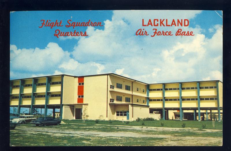 San Antonio, Texas/TX Postcard, Lackland Air Force Base/AFB, Squadron Quarters