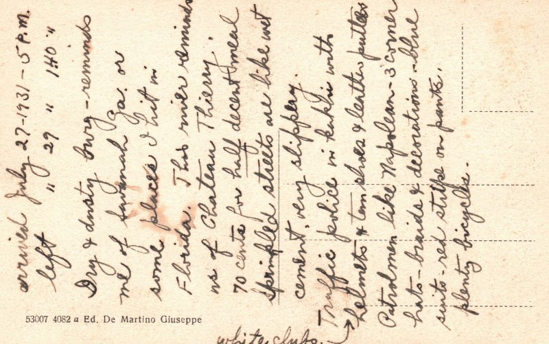 Pisa Bung Arno Regio Ed De Martino Giuseppe Vintage Postcard