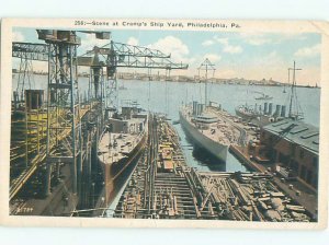 Pre-chrome SHIPYARD Philadelphia Pennsylvania PA AF5196