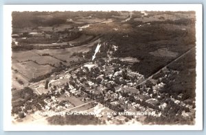 Conway New Hampshire NH Postcard RPPC Photo Aerial View Eastern Slope Inn c1940s