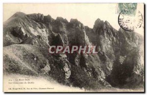 Old Postcard Mont Dore Fireplaces Devil