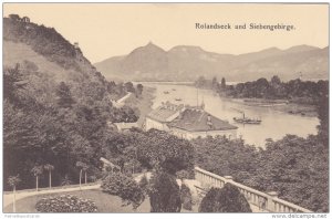 Steamships, Rolandseck und Siebengebirge, Remagen, Rhineland-Palatinate, Germ...