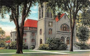 WATSEKA, Illinois IL   METHODIST EPISCOPAL CHURCH  Iroquois County 1941 Postcard