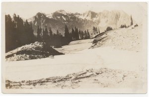 Real Photo Postcard Tatoosh Range Mount Rainier National Park Washington RPPC