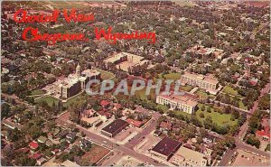 Modern Postcard Aerial View Wyoming State Capitol Cheyenne Wyoming