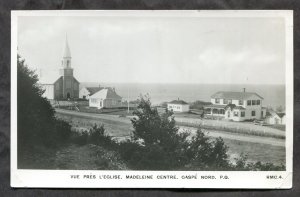 dc214 - GASPE Quebec 1957 Real Photo Postcard