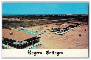 Rogers Cottages And Swimming Pool Nags Head North Carolina NC Vintage Postcard