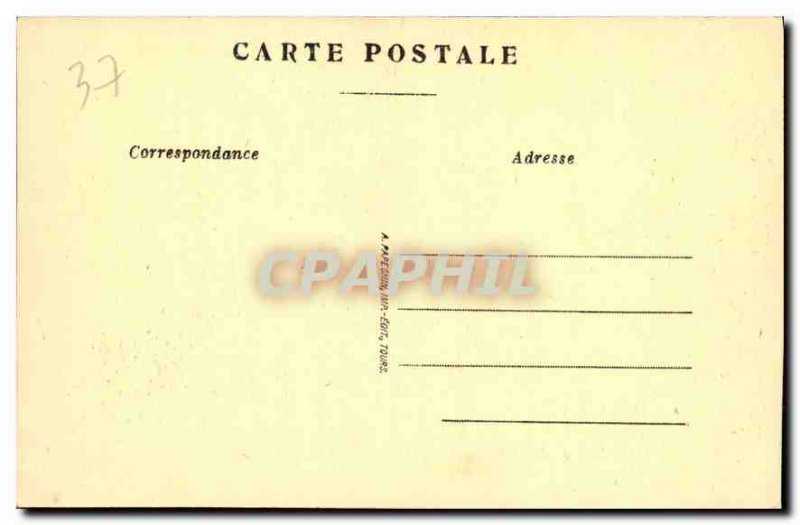 Postcard Old Luynes The Chateau Facade South West