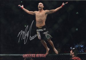 Mike Swick UFC Martial Arts 12x8 Giant Hand Signed Photo