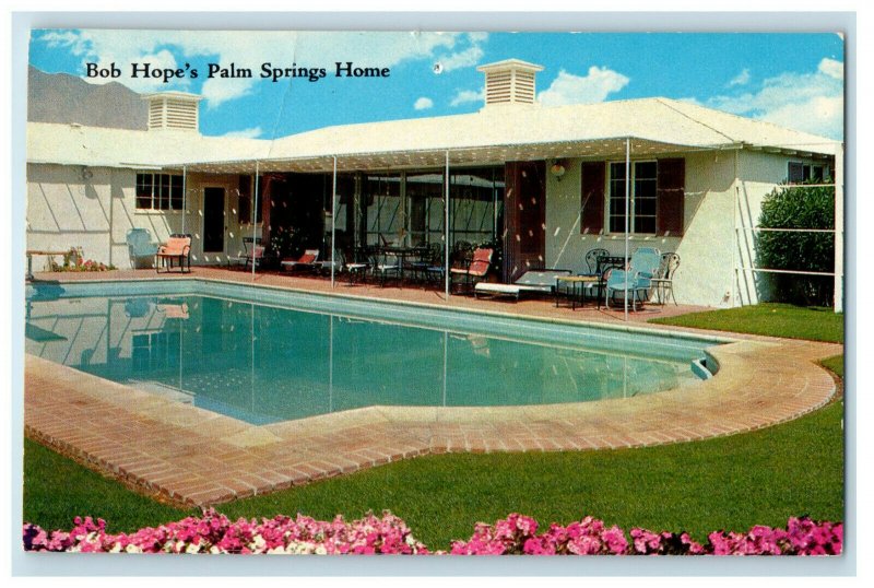 1971 Bob Hope's Palm Springs Home Palm Springs CA Posted Postcard 