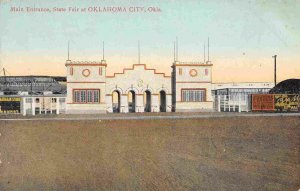 Main Entrance State Fair Oklahoma City OK 1910c postcard