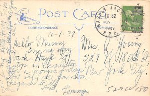 Greetings from Varnville, SC. USA R.P.O., Rail Post Offices PU 1939 