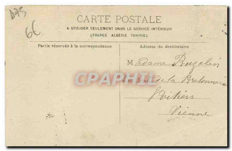 Old Postcard Paris Fountain St Michel