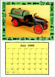 Calendar Card July 1989 Buddy L Tanker Truck