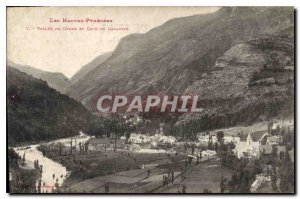 Old Postcard The High Pyrenees Gedre of Vallee and Gave de Gavarnie