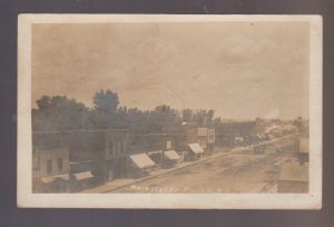 Fonda IOWA RPPC 1907 MAIN STREET nr Newell Sac City Pomeroy Storm Lake Manson IA