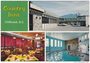 Swimming Pool, Dining Room, Country Inns Motor Hotel, Chilliwack, British Col...