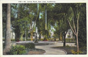 The St. James Park & Fountain San Jose California