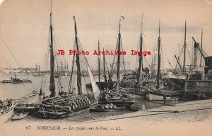 France, Bordeaux, Ship With Wine Barrels, Levy Fils LL No 67