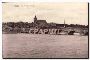 Old Postcard Blois Bridge over the Loire