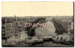 Old Postcard Rotterdam Haringvliet