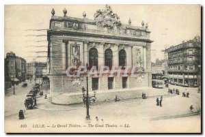 Old Postcard Lille Grand Theater