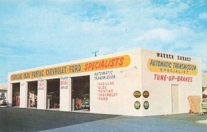 No. Hollywood FL Warren Garage Cadillac Olds Chevrolet 2.25 x 3.5 Business Card