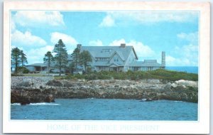 Postcard - The summer home of Vice President George Bush - Kennebunkport, Maine