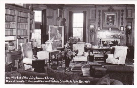 West End Of Living Room Or Library Franklin D Roosevelt National Historic Sit...