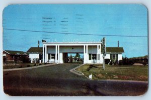 Montgomery Alabama AL Postcard Green Motor Lodge Exterior Roadside 1951 Vintage