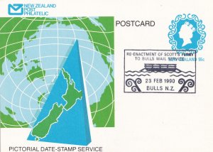 Re-Eactment Of Scots Ferry Bulls Mail Service NZ First Day Cover