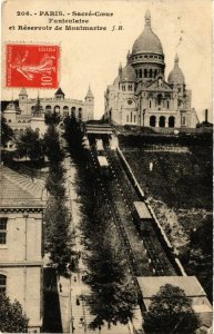 CPA Paris 18e Sacré Coeur Funiculaire (284132)