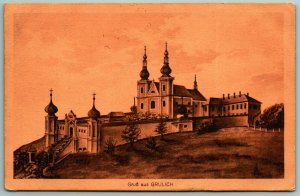 Czech Austria Grulich Kralikyg Aus Grulich Czechoslovakia DB Postcard J7