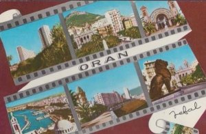 Oran Algeria 1950s Cine Projector Film Style Postcard