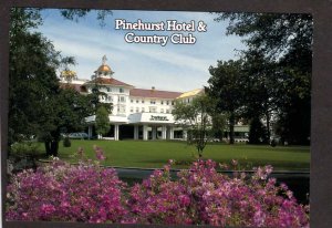 NC Pinehurst Hotel Country Club Flowers North Carolina Postcard