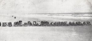 Daytona FL Automobile Race Seabreeze Beach Postcard Florida