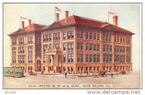 Head Offices, M.W. of A. Bldg., Rock Island, Illinois, PU-00-10s